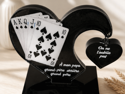 🖤♠️ COEUR ÉTERNEL PERSONNALISÉ ♠️🖤