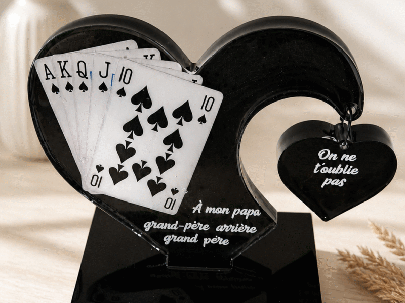 🖤♠️ COEUR ÉTERNEL PERSONNALISÉ ♠️🖤