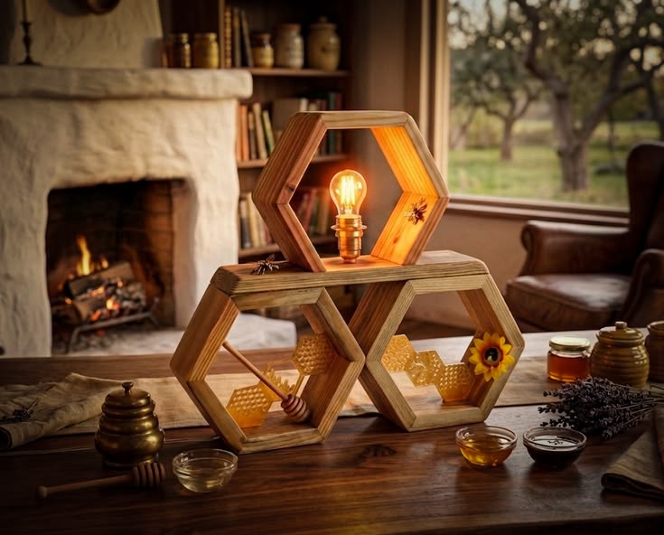 Lampe à poser "Nectar de lumière"