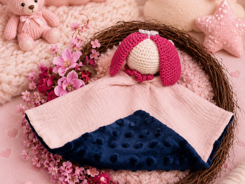 Doudou fait main au crochet