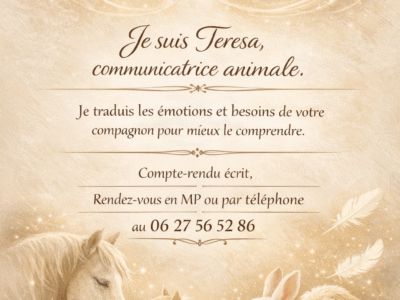 Teresa, Communicatrice Animalière.