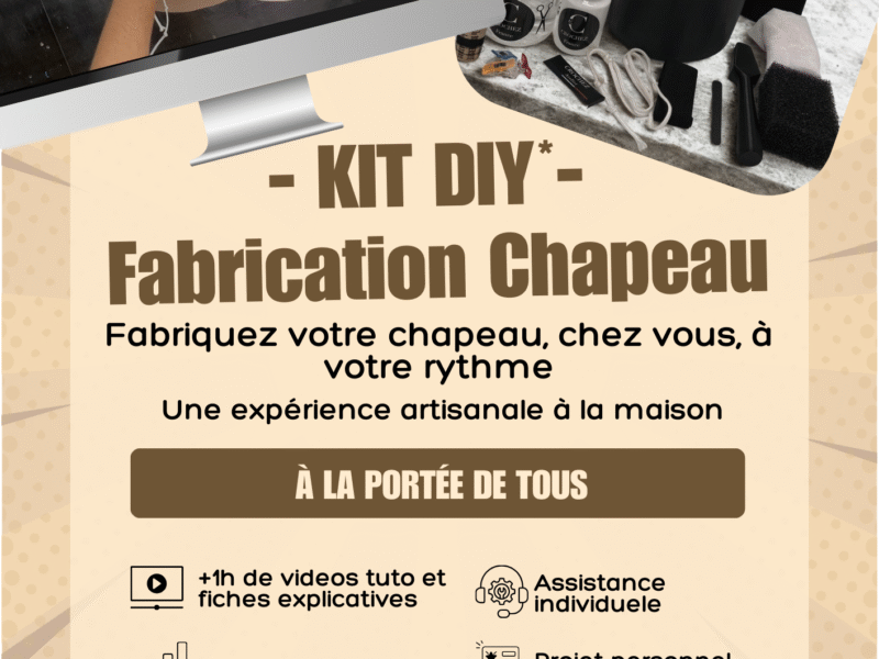 kit de fabrication de chapeau à faire a la maison