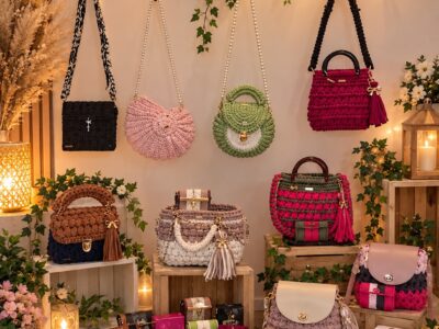 Sacs crochet fait main