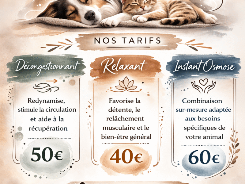 Massages animaliers