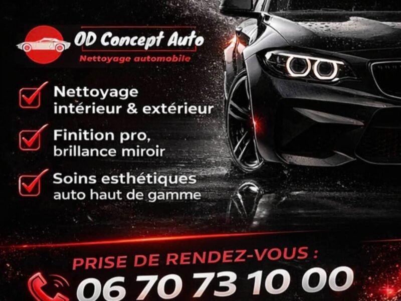 Nettoyage automobile professionnel