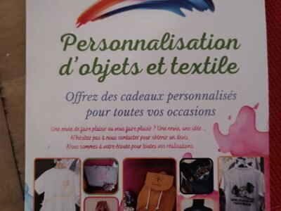 Personnalisation tee shirt, sacs, .....