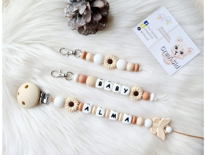 Attache tétine personnalisable au choix