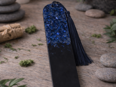 💙 Marque-page ovale en résine 💙