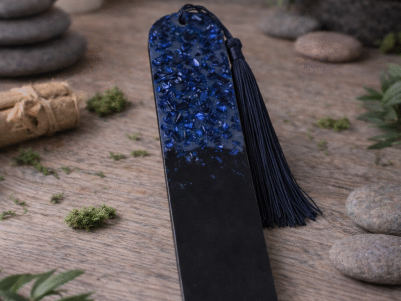 💙 Marque-page ovale en résine 💙