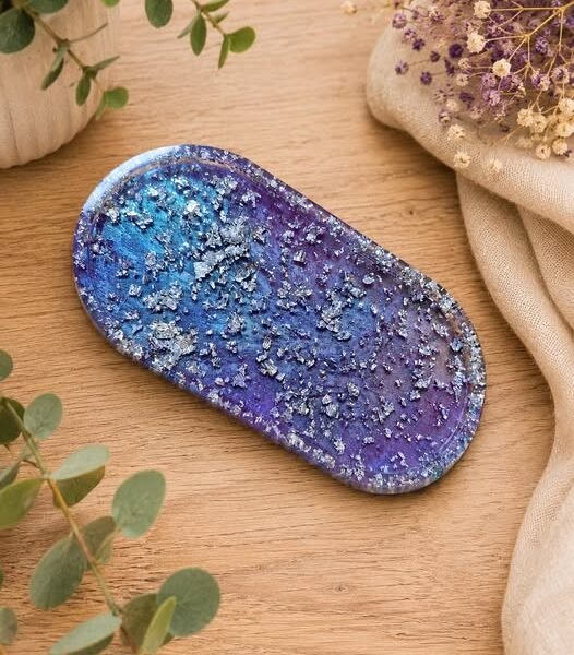 💜✨ NOUVEAUTÉ CHEZ EPOXYA – Petit Plateau en Résine Époxy ✨💜 10euros (Hors frais d'envoie)